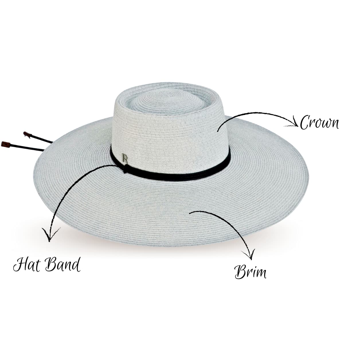 Texas Wide-brimmed Hat - Grey